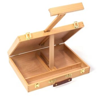 Zijaanzicht Kangaro Boxezel met 2 verstelbare houders voor canvas tot 70 cm
