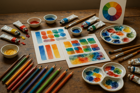 Workshop Kleuren Mengen 4 oktober &ndash; Ochtend (10.30 &ndash; 12.30)