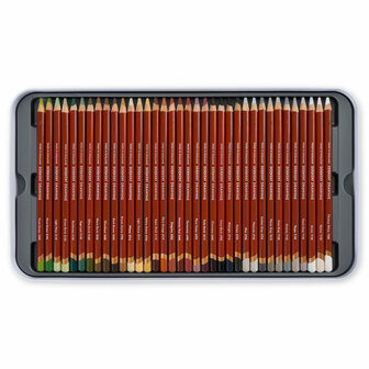 Derwent Drawing potloden set 72 kleuren &ndash; eerste tray met kleurassortiment