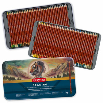Derwent Drawing potloden set 72 kleuren