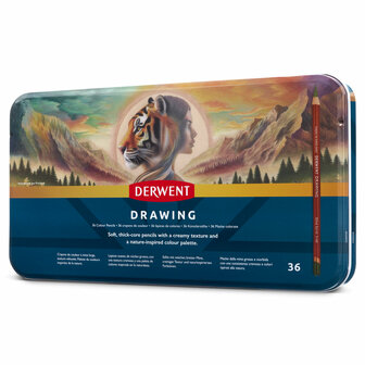Set met 36  Drawing Pencil / Potlood van Derwent Set 36