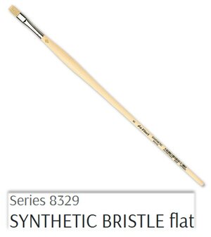Nr. 8 Plat da Vinci SYNTHETIC BRISTLE penseel &ndash; 13 mm, vegan