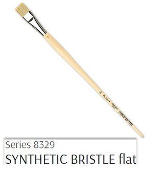 Nr. 20 Plat da Vinci SYNTHETIC BRISTLE penseel &ndash; 20 mm, vegan