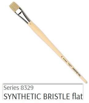 Nr. 24 Plat da Vinci SYNTHETIC BRISTLE penseel &ndash; 24 mm, vegan