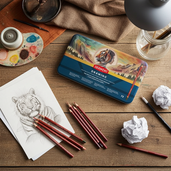 Set met 72  Drawing Pencil / Potlood van Derwent Set 72