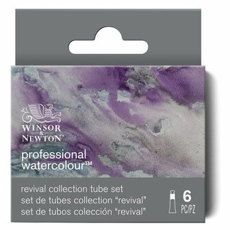 6 x 5 ml Revival Collection Set Winsor &amp; Newton Professional Watercolour set 825