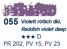 Violett rotlich dkl. Reddish violet deep (055) Schmincke Soft Pastels