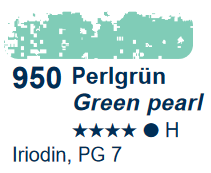 Perlgrun Green pearl (950) Schmincke Soft Pastels