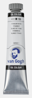 Titaanwit Van Gogh Olieverf van Royal Talens 20 ML Serie 1 Kleur 105