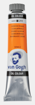 Cadmiumoranje Van Gogh Olieverf van Royal Talens 20 ML Serie 2 Kleur 211