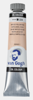 Napelsgeel Rood Van Gogh Olieverf van Royal Talens 20 ML Serie 1 Kleur 224
