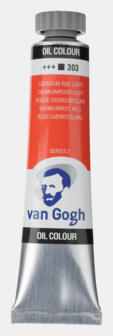 Cadmiumrood Licht Van Gogh Olieverf van Royal Talens 20 ML Serie 2 Kleur 303