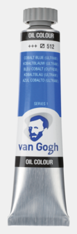 Kobaltblauw Ultramarijn Van Gogh Olieverf van Royal Talens 20 ML Serie 1 Kleur 512