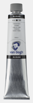 Titaanwit Van Gogh Olieverf van Royal Talens 200 ML Serie 1 Kleur 105