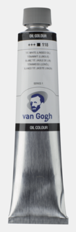 Titaanwit (Lijnolie) Van Gogh Olieverf van Royal Talens 200 ML Serie 1 Kleur 118