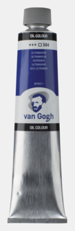 Ultramarijn Van Gogh Olieverf van Royal Talens 200 ML Serie 1 Kleur 504