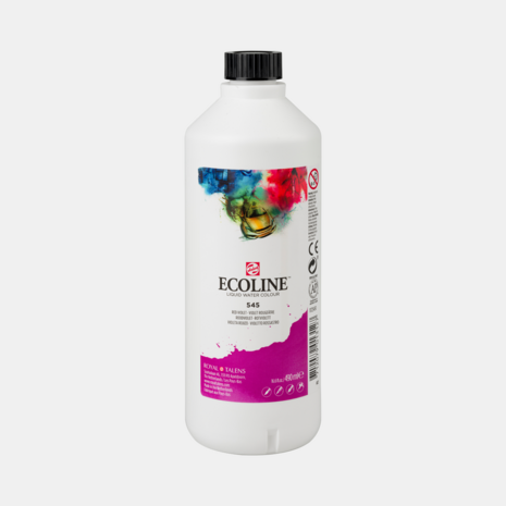 Roodviolet Ecoline fles 490 ml van Talens Kleur 545