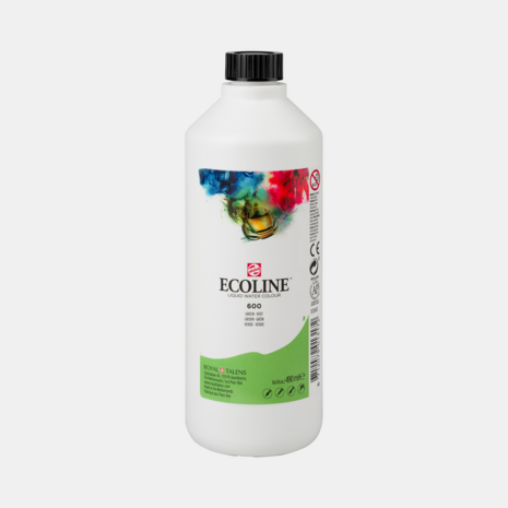 Groen Ecoline fles 490 ml van Talens Kleur 600