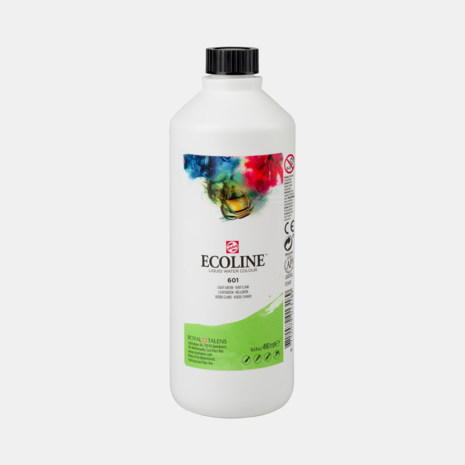 Lichtgroen Ecoline fles 490 ml van Talens Kleur 601