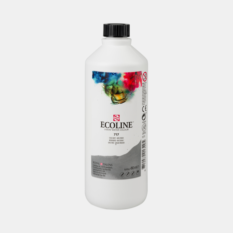 Koudgrijs Ecoline fles 490 ml van Talens Kleur 717