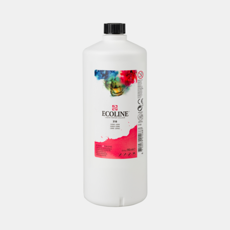 Karmijn Ecoline fles 990 ml van Talens Kleur 318