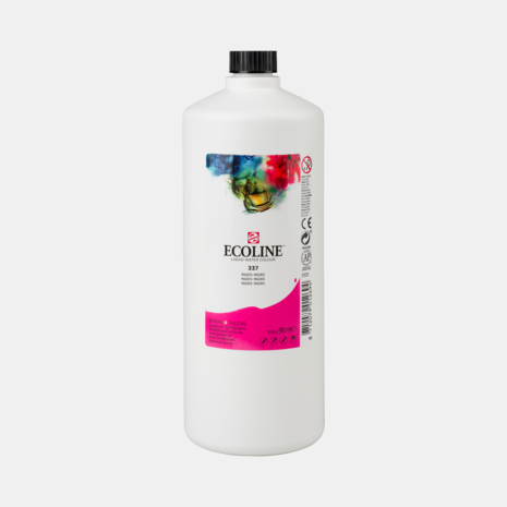 Magenta Ecoline fles 990 ml van Talens Kleur 337