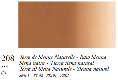 Sienna Naturel (Serie 1) Oil Stick van Sennelier 38 ML Kleur 208