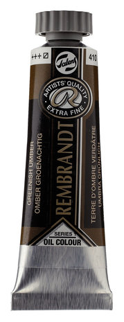 Omber groenachtig Rembrandt Olieverf Royal Talens 15 ML (Serie 1) Kleur 410