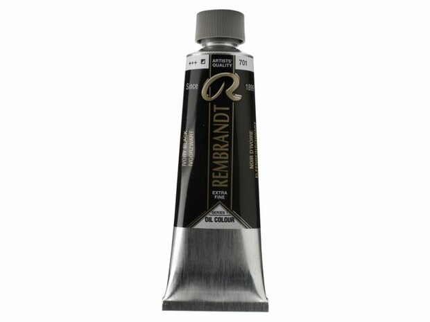 Ivoorzwart Rembrand Olieverf Royal Talens 150 ML (Serie 1) Kleur 701