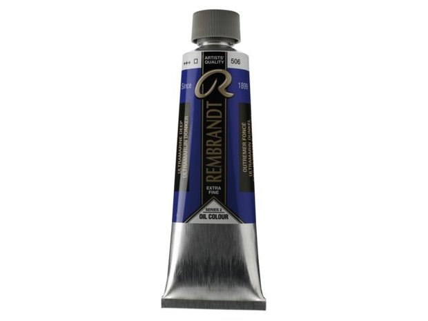 Ultramarijn donker Rembrand Olieverf Royal Talens 150 ML (Serie 2) Kleur 506