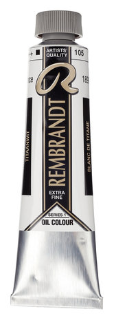 Titaanwit Rembrandt Olieverf Royal Talens 40 ML (Serie 1) Kleur 105