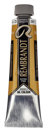 Transparantgeel groen Rembrandt Olieverf Royal Talens 40 ML (Serie 3) Kleur 281