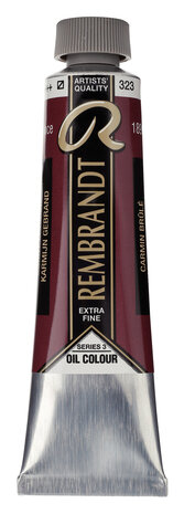 Karmijn gebrand Rembrandt Olieverf Royal Talens 40 ML (Serie 3) Kleur 323