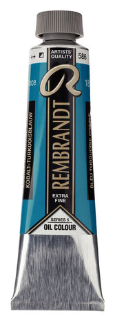 Kobaltturkooisblauw Rembrandt Olieverf Royal Talens 40 ML (Serie 5) Kleur 586