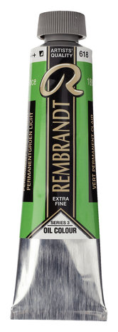 Permanentgroen Licht Rembrandt Olieverf Royal Talens 40 ML (Serie 3) Kleur 618