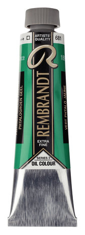 Phtalogroen geel Rembrandt Olieverf Royal Talens 40 ML (Serie 3) Kleur 681