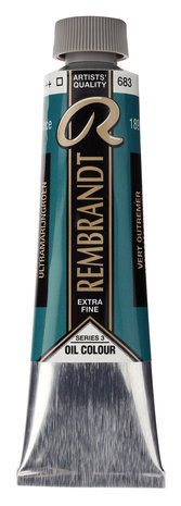 Ultramarijngroen Rembrandt Olieverf Royal Talens 40 ML (Serie 3) Kleur 683