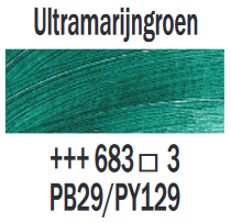 Ultramarijngroen Rembrandt Olieverf Royal Talens 40 ML (Serie 3) Kleur 683