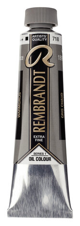 Warmgrijs Rembrandt Olieverf Royal Talens 40 ML (Serie 1) Kleur 718