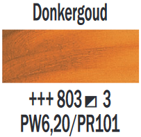 Donkergoud Rembrandt Olieverf Royal Talens 40 ML (Serie 3) Kleur 803