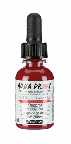 Madder Red Aqua Drop Aquarelverf van Schmincke 30 ml Kleur 340