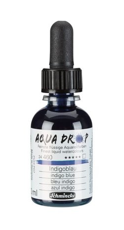 Indigo Blue Aqua Drop Aquarelverf van Schmincke 30 ml Kleur 460