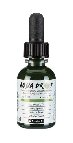 Olive Green Aqua Drop Aquarelverf van Schmincke 30 ml Kleur 570