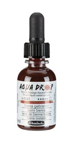 Burnt Sienna Aqua Drop Aquarelverf van Schmincke 30 ml Kleur 640