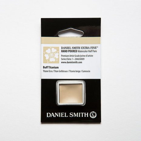 Buff Titanium (S1) Daniel Smith Half pans Aquarelverf / Watercolour Kleur 009