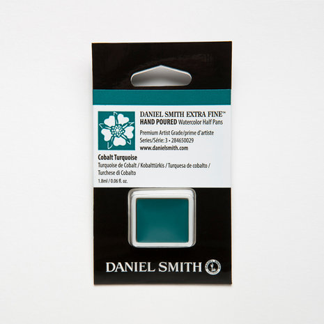 Cobalt Turquoise (S3) Daniel Smith Half pans Aquarelverf / Watercolour Kleur 029