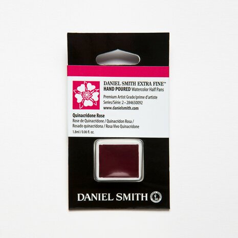 Quinacridone Rose (S2) Daniel Smith Half pans Aquarelverf / Watercolour Kleur 092