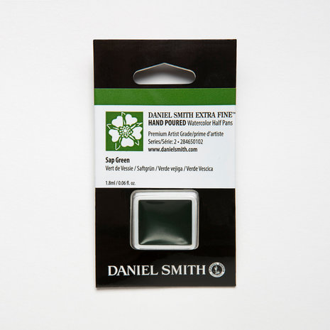 Sap Green (S2) Daniel Smith Half pans Aquarelverf / Watercolour Kleur 102