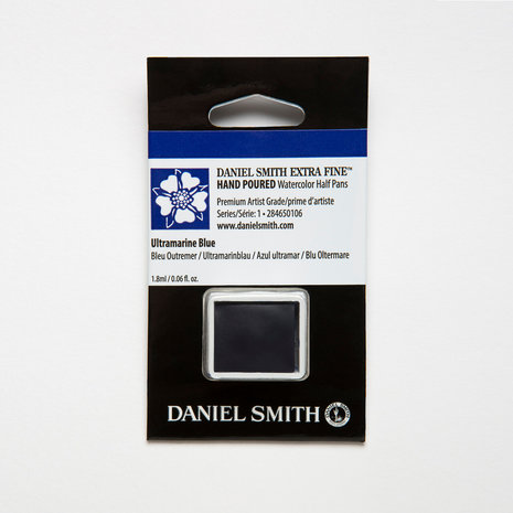 Ultramarine Blue (S1) Daniel Smith Half pans Aquarelverf / Watercolour Kleur 106