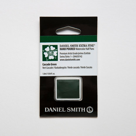 Cascade Green (S1) Daniel Smith Half pans Aquarelverf / Watercolour Kleur 142